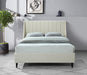 Eva Cream Velvet King Bed - All Brands Furniture (NJ)