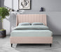 Eva Pink Velvet King Bed - All Brands Furniture (NJ)