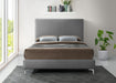 Geri Grey Velvet King Bed - All Brands Furniture (NJ)