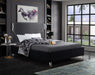 Ghost Black Velvet King Bed - All Brands Furniture (NJ)