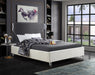 Ghost Cream Velvet King Bed - All Brands Furniture (NJ)