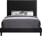 Harlie Black Velvet Queen Bed - All Brands Furniture (NJ)