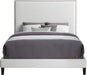 Harlie Cream Velvet Queen Bed - All Brands Furniture (NJ)