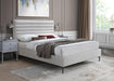 Hunter Cream Linen Queen Bed - All Brands Furniture (NJ)