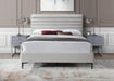 Hunter Cream Linen Queen Bed - All Brands Furniture (NJ)