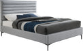Hunter Grey Linen Queen Bed - All Brands Furniture (NJ)