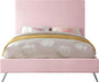 Jasmine Pink Velvet Full Bed - All Brands Furniture (NJ)