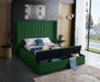 Kiki Green Velvet Full Bed (3 Boxes) - All Brands Furniture (NJ)