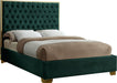 Lana Green Velvet Queen Bed - All Brands Furniture (NJ)