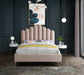 Lily Pink Velvet King Bed - All Brands Furniture (NJ)