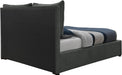 Misha Pepper Black Polyester Fabric Queen Bed (3 Boxes) - All Brands Furniture (NJ)