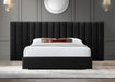 Pablo Black Velvet Queen Bed - All Brands Furniture (NJ)