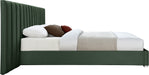 Pablo Green Velvet Queen Bed - All Brands Furniture (NJ)