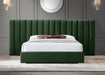 Pablo Green Velvet Queen Bed - All Brands Furniture (NJ)