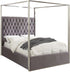 Porter Grey Velvet Queen Bed - All Brands Furniture (NJ)