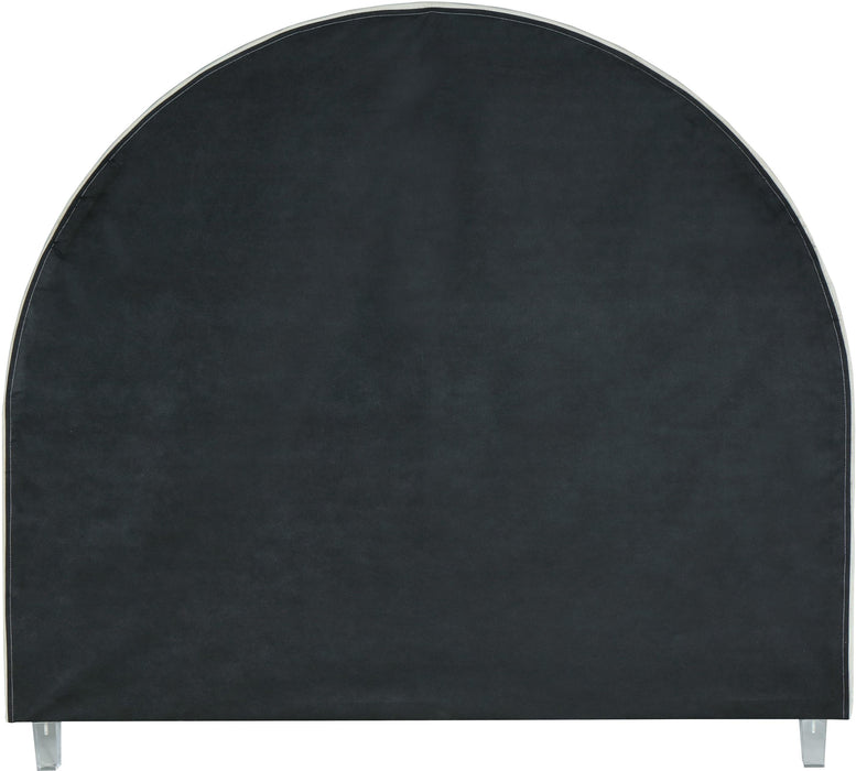 Rainbow Cream Velvet King Bed - All Brands Furniture (NJ)