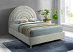 Rainbow Cream Velvet King Bed - All Brands Furniture (NJ)