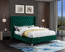 Savan Green Velvet Queen Bed - All Brands Furniture (NJ)