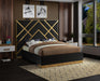 Vector Black Velvet Queen Bed - All Brands Furniture (NJ)