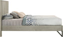 Weston Grey Stone Queen Bed (3 Boxes) - All Brands Furniture (NJ)