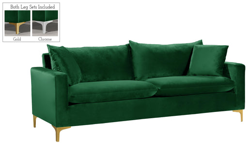 Naomi Green Velvet Sofa - All Brands Furniture (NJ)