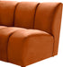 Infinity Cognac Velvet 9pc. Modular Sectional - All Brands Furniture (NJ)