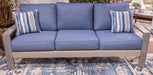 Half Moon Beach Outdoor Sofa with Cushion - All Brands Furniture (NJ)