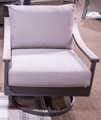 Ocean Beach Outdoor Swivel Lounge with Cushion - All Brands Furniture (NJ)