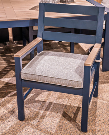 East Beach Outdoor Arm Chair with Cushion (Set of 2) - All Brands Furniture (NJ)