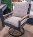 East Beach Outdoor Swivel Chair with Cushion (Set of 2) - All Brands Furniture (NJ)