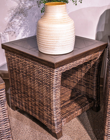 Monterey Point Outdoor End Table - All Brands Furniture (NJ)
