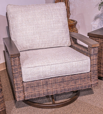 Monterey Point Outdoor Swivel Lounge Chair (Set of 2) - All Brands Furniture (NJ)