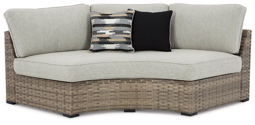 Calworth Outdoor Sectional with Ottoman - All Brands Furniture (NJ)
