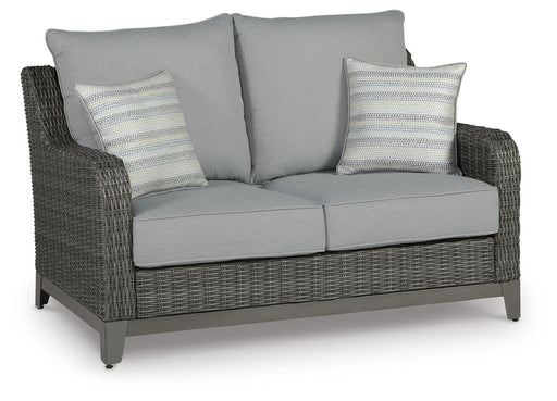 Elite Park Outdoor Loveseat with Cushion - All Brands Furniture (NJ)