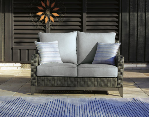 Elite Park Outdoor Loveseat with Cushion - All Brands Furniture (NJ)