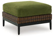 Horizon Hall Outdoor Ottoman with Cushion - All Brands Furniture (NJ)