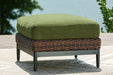Horizon Hall Outdoor Ottoman with Cushion - All Brands Furniture (NJ)