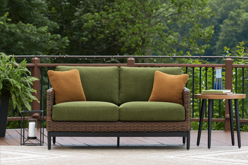 Horizon Hall Outdoor Loveseat with Cushion - All Brands Furniture (NJ)