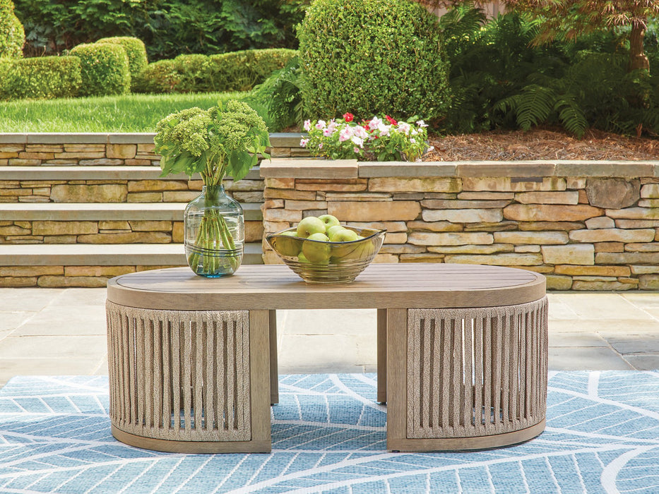 Serena Shores Outdoor Coffee Table - All Brands Furniture (NJ)
