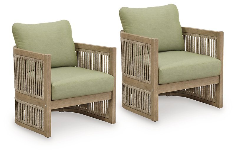 Serena Shores Outdoor Lounge Chair (Set of 2) - All Brands Furniture (NJ)