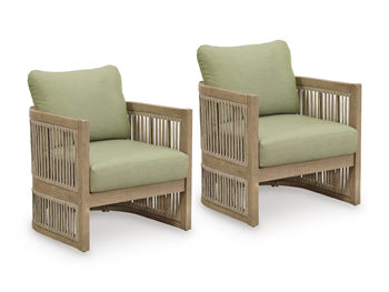 Serena Shores Outdoor Lounge Chair (Set of 2) - All Brands Furniture (NJ)