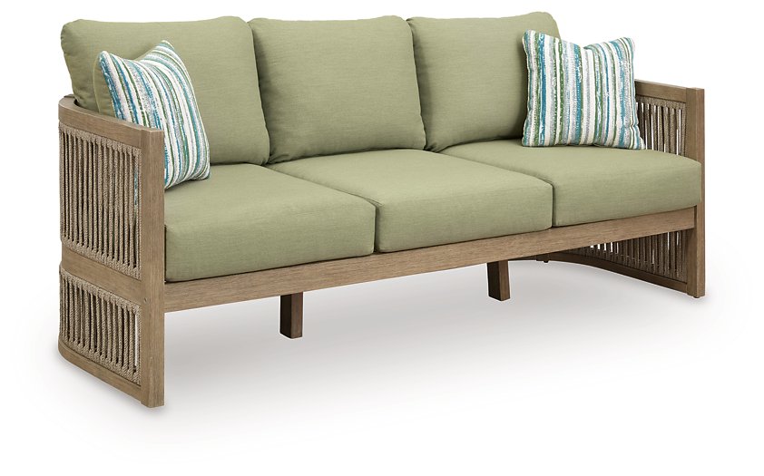 Serena Shores Outdoor Sofa with Cushion - All Brands Furniture (NJ)