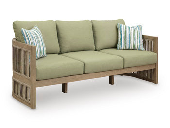 Serena Shores Outdoor Sofa with Cushion - All Brands Furniture (NJ)