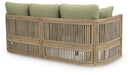 Serena Shores Outdoor Sofa with Cushion - All Brands Furniture (NJ)