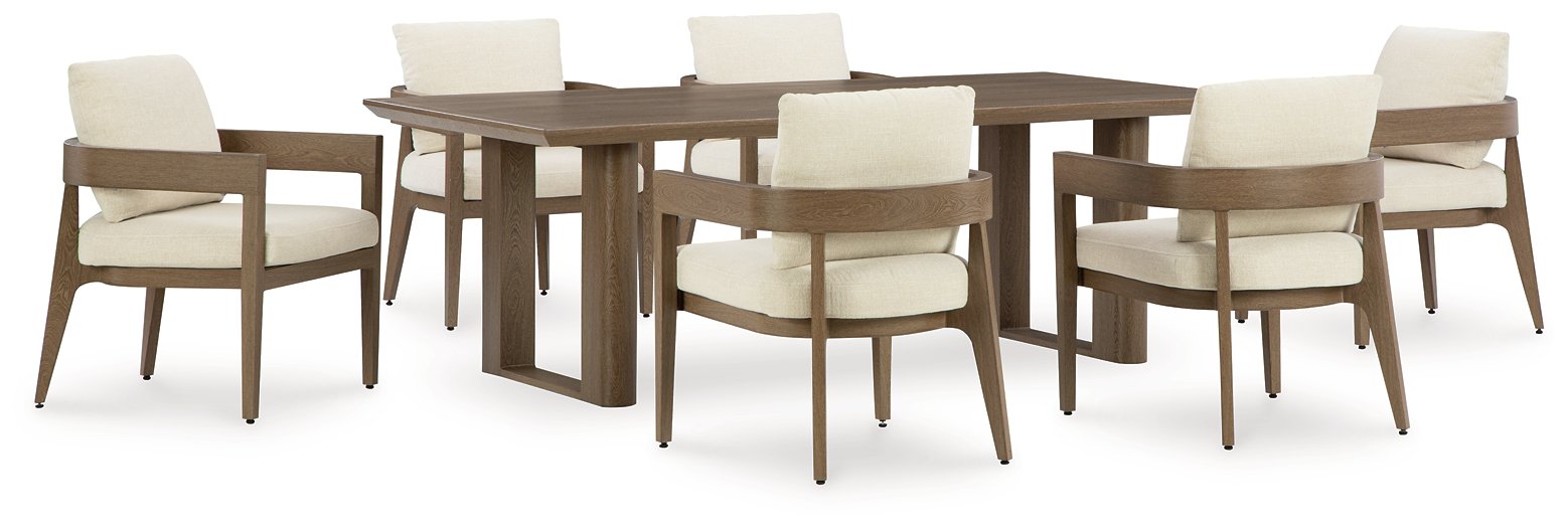 Serene Bay Outdoor Dining Set - All Brands Furniture (NJ)