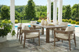 Serene Bay Outdoor Dining Set - All Brands Furniture (NJ)