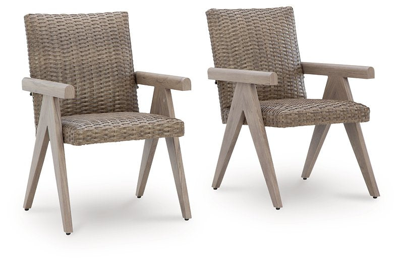 Cliff Trails Outdoor Arm Chair (Set of 2) - All Brands Furniture (NJ)