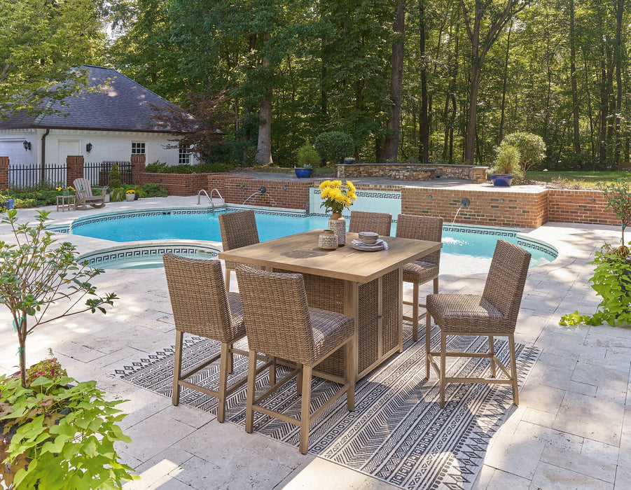 Walton Bridge Outdoor Dining Set - All Brands Furniture (NJ)