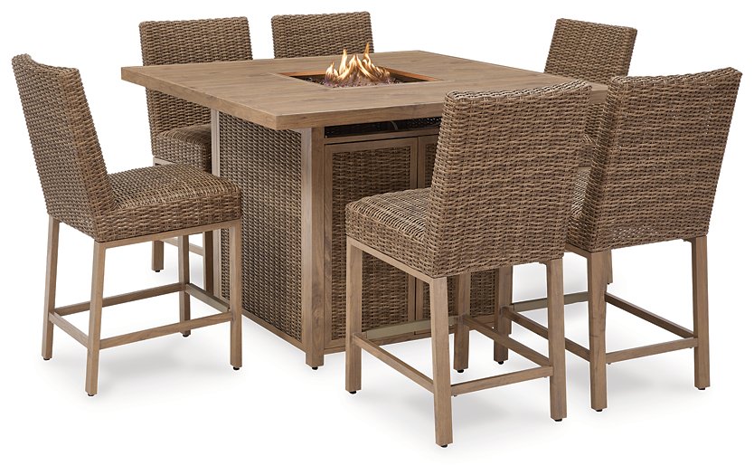 Walton Bridge Outdoor Dining Set - All Brands Furniture (NJ)