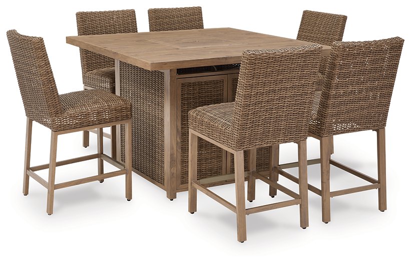 Walton Bridge Outdoor Dining Set - All Brands Furniture (NJ)